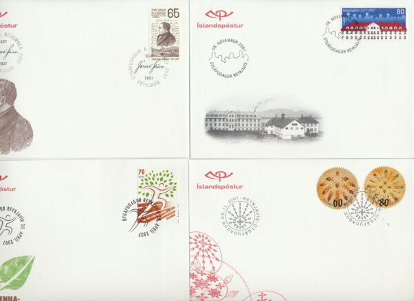 Iceland all FDCs issued in year of 2007 - Image 2