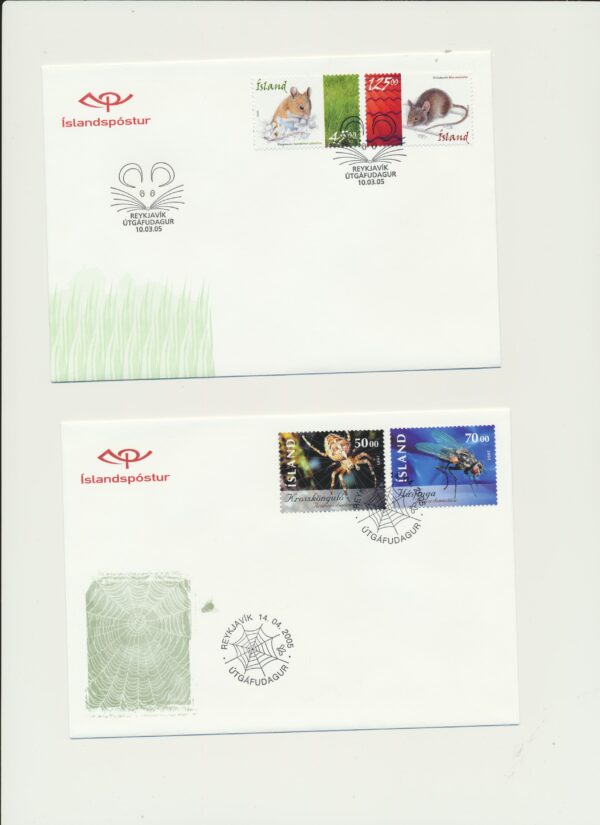 Iceland all FDCs issued in year of 2005. - Image 2