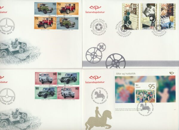 Iceland all FDCs issued in year of 2006.