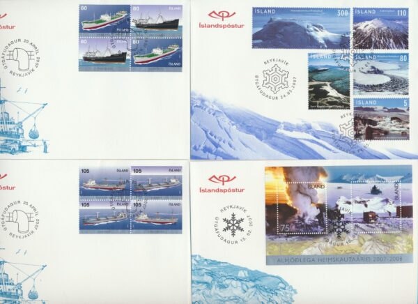 Iceland all FDCs issued in year of 2007