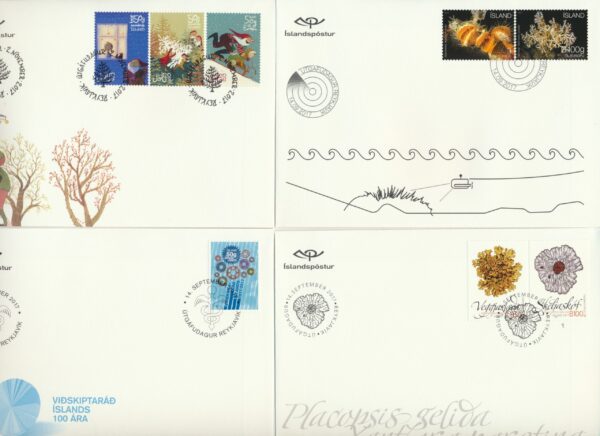 Iceland all FDCs issued in year of 2017. - Image 2