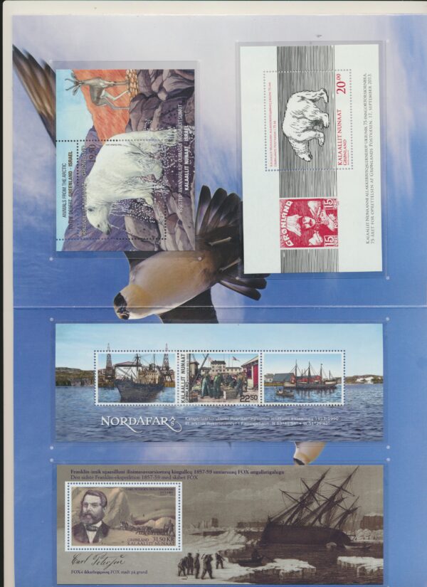 Greenland Yearset  2013  NH Mint.  stamps and blocks - Image 2