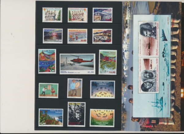 Greenland Yearset  2014  NH Mint.  stamps and blocks