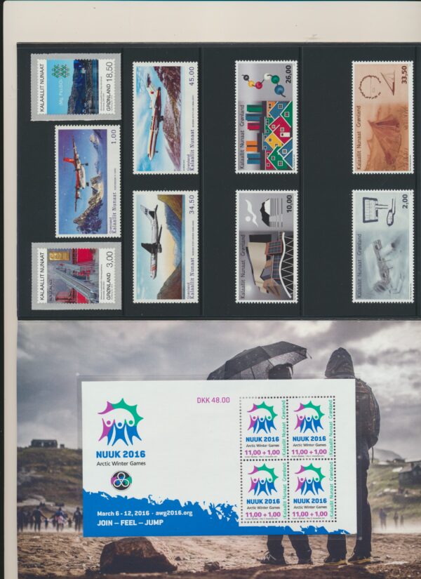 Greenland Yearset  2015  NH Mint.  stamps and blocks - Image 3