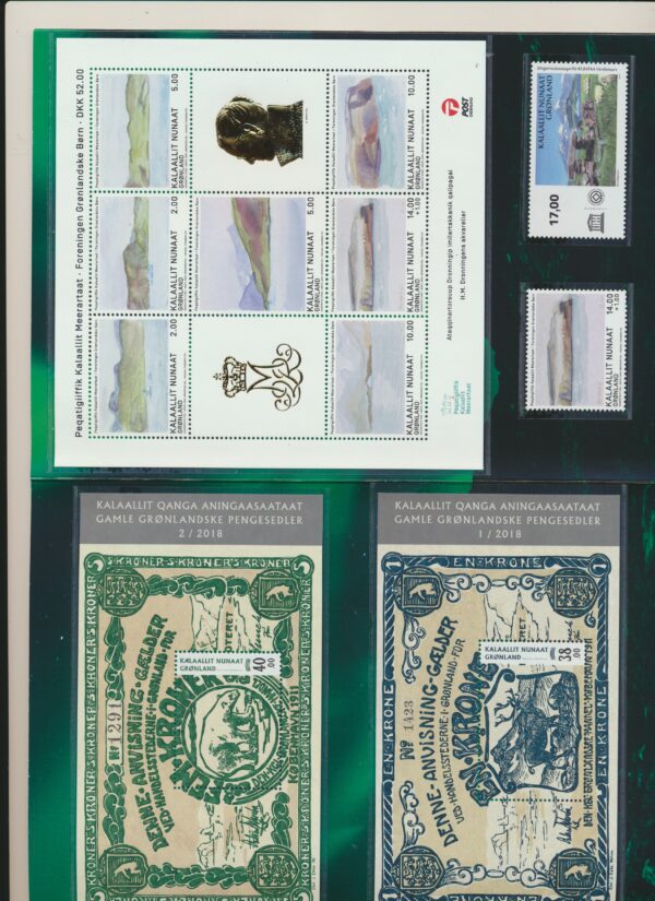 Greenland Yearset  2018  NH Mint.  stamps and blocks - Image 4
