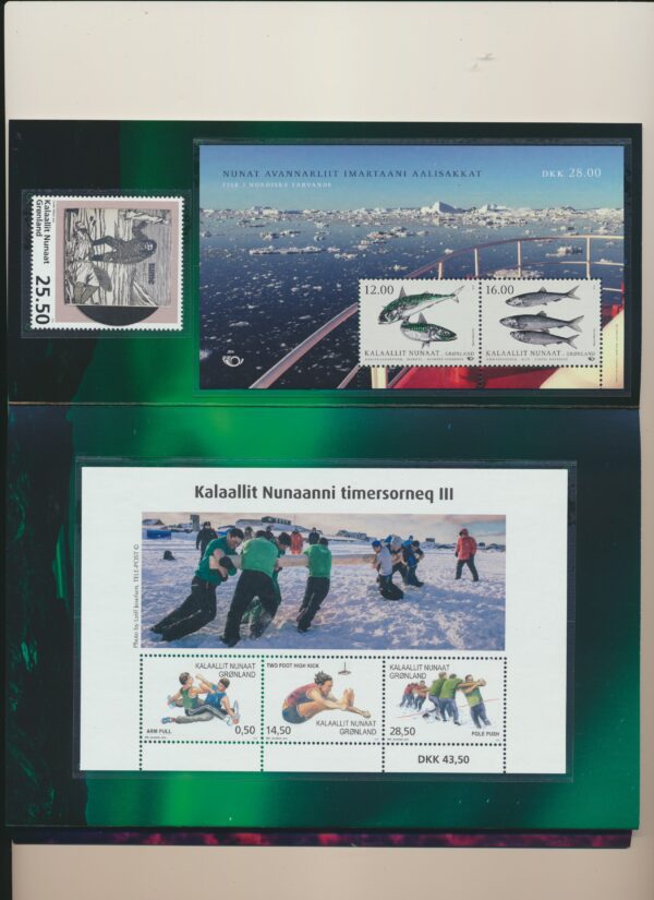 Greenland Yearset  2018  NH Mint.  stamps and blocks - Image 3