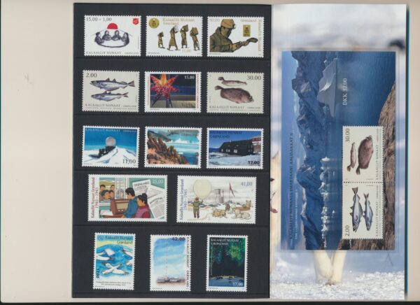 Greenland Yearset  2019  NH Mint.  stamps and blocks