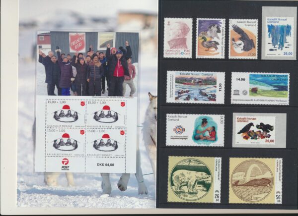 Greenland Yearset  2019  NH Mint.  stamps and blocks - Image 2