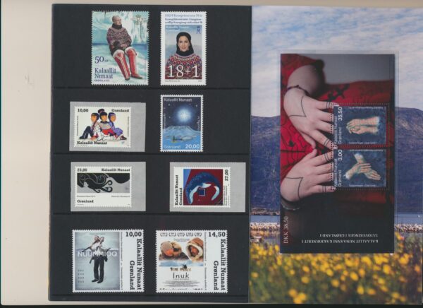 Greenland Yearset  2022  NH Mint.  stamps and blocks