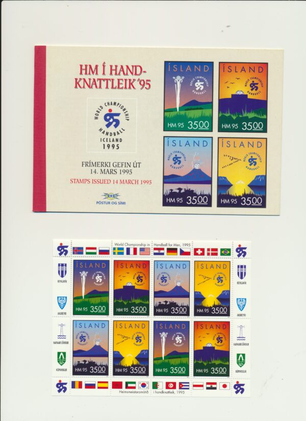 Iceland-booklet-issued-1995-Nh-Mint. Facit H-24