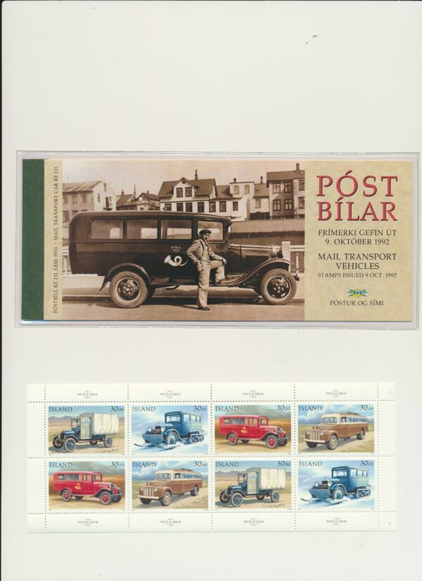 iceland-booklet-issued-1992-Nh-Mint. Facit H-14