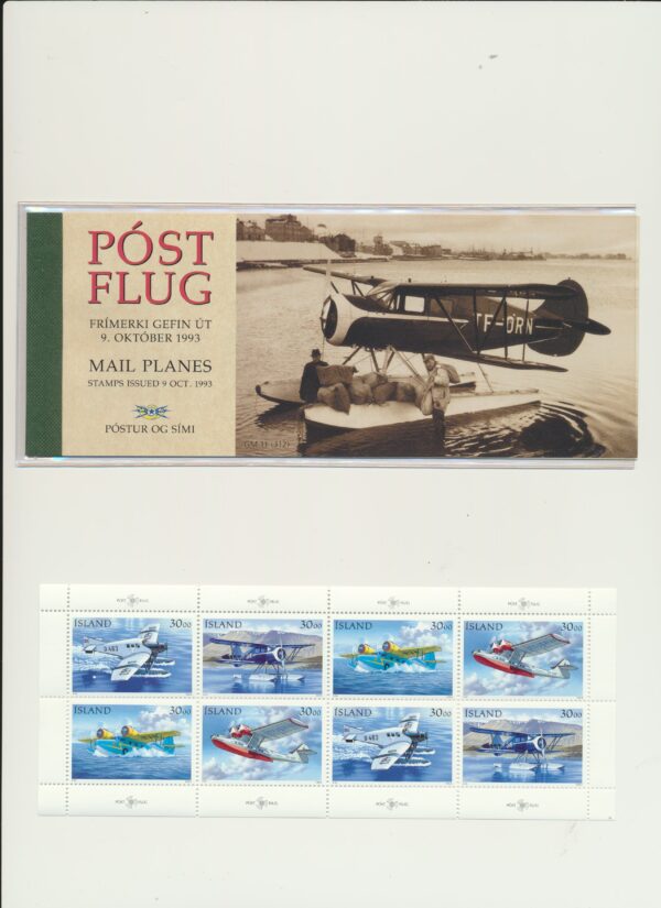 iceland-booklet-issued-1993-Nh-Mint. Facit H-17