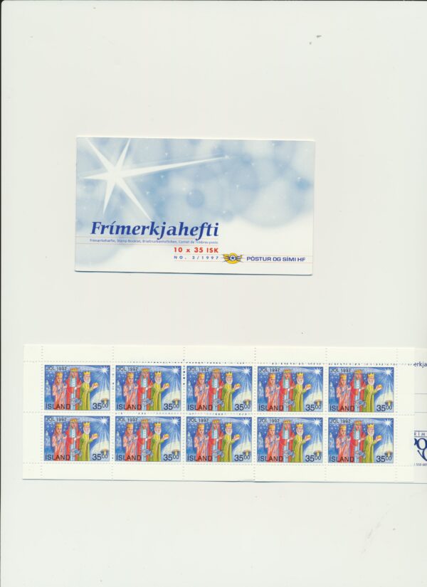 Iceland-booklet-issued-1997-Nh-Mint. Facit H-39