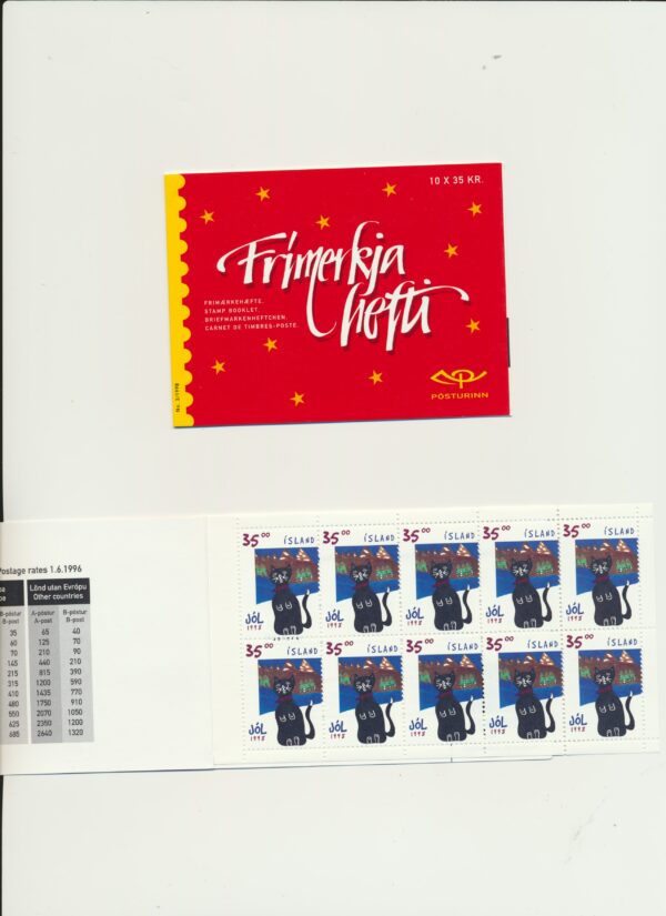 Iceland-booklet-issued-1998-Nh-Mint. Facit H-42