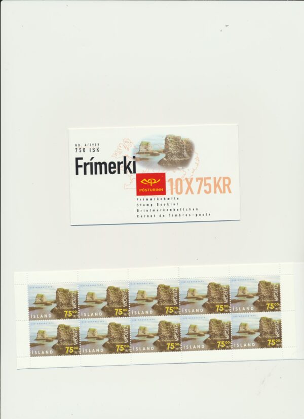 Iceland-booklet-issued-1999-Nh-Mint. Facit H-46