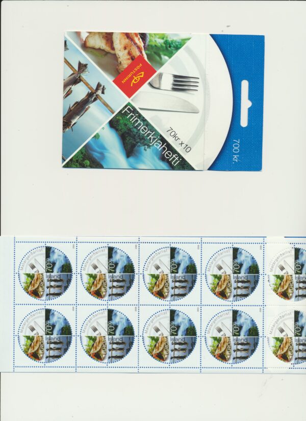 Iceland-booklet-issued- 2005-Nh-Mint. Facit H-79