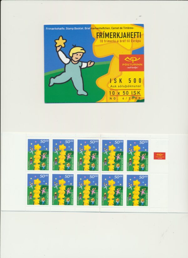 Iceland-booklet-issued- 2000-Nh-Mint. Facit H-51