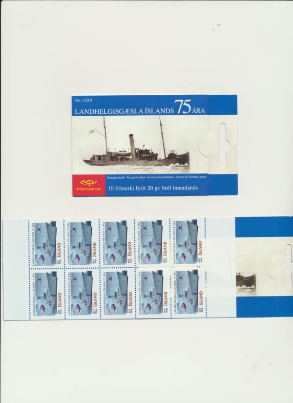 Iceland-booklet-issued- 2001-Nh-Mint. Facit H-53