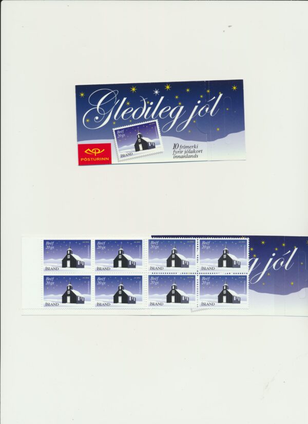 Iceland-booklet-issued- 2001-Nh-Mint. Facit H-58