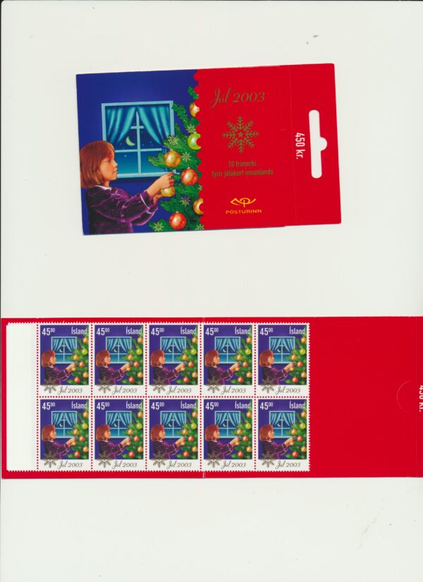 Iceland-booklet-issued- 2003-Nh-Mint. Facit H-70
