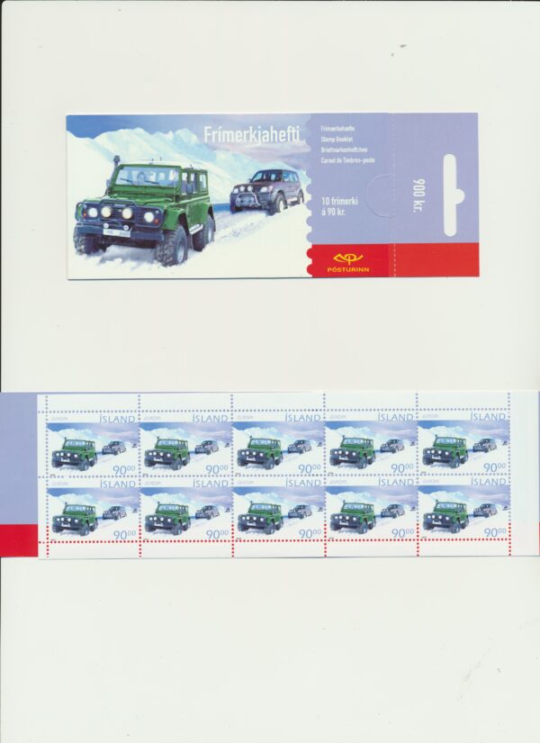 Iceland-booklet-issued- 2004-Nh-Mint. Facit H-74