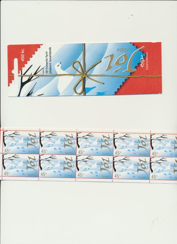 Iceland-booklet-issued- 2004-Nh-Mint. Facit H-75