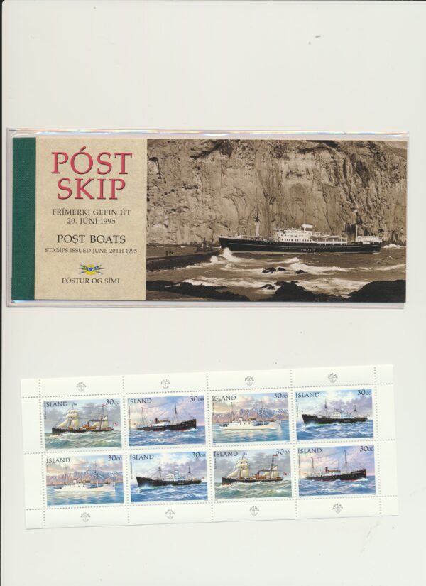 Iceland-booklet-issued-1995-Nh-Mint. Facit H-28