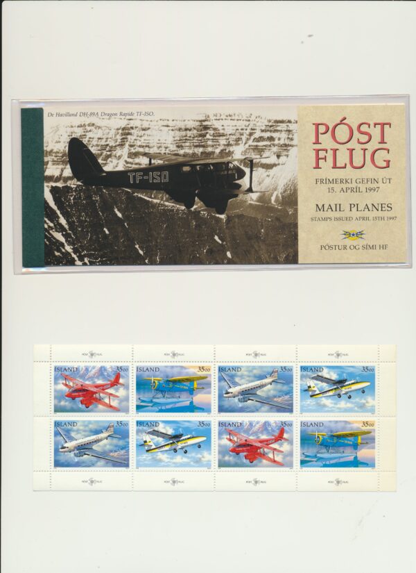 Iceland-booklet-issued-1997-Nh-Mint. Facit H-36