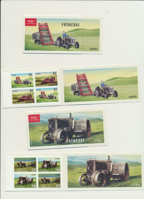 Iceland-booklet-issued- 2008-Nh-Mint. Facit H-92 and 93