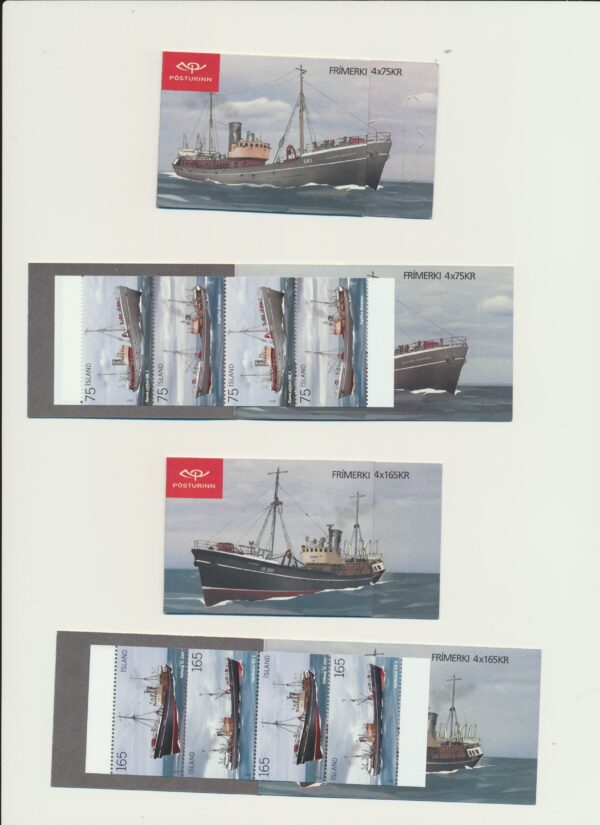 Iceland-booklet-issued- 2010-Nh-Mint. Facit H-102 and 103