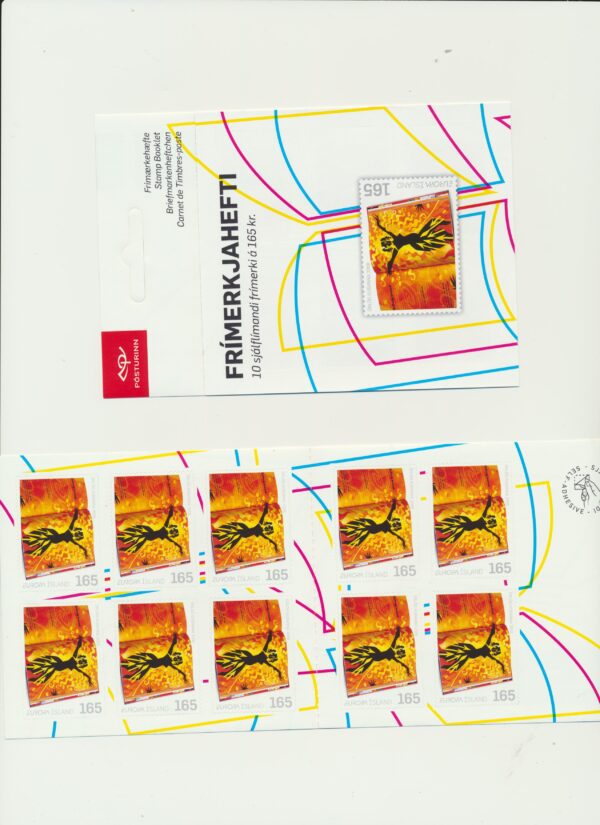 Iceland-booklet-issued- 2010-Nh-Mint. Facit H-104