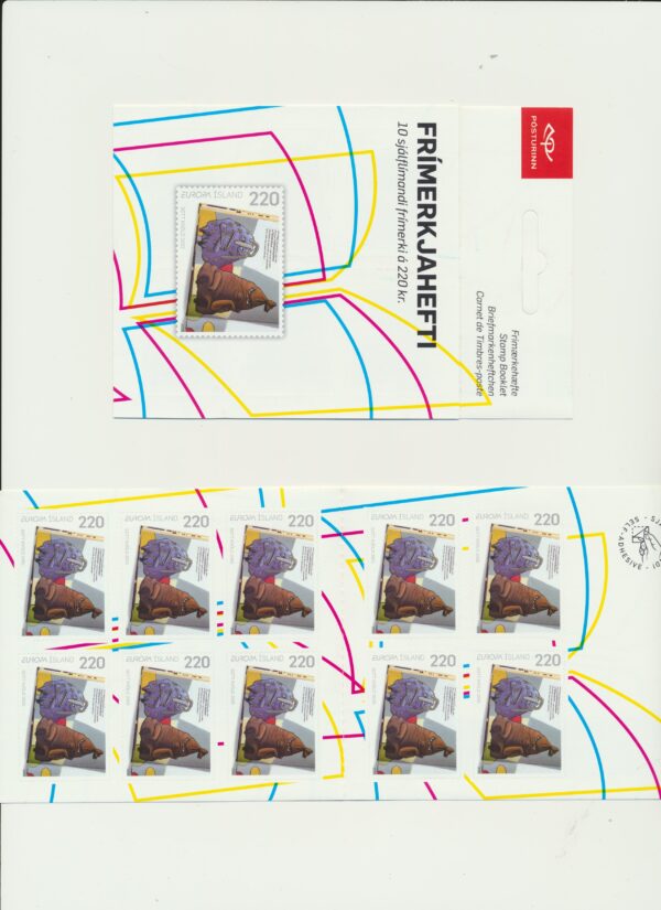 Iceland-booklet-issued- 2010-Nh-Mint. Facit H-105