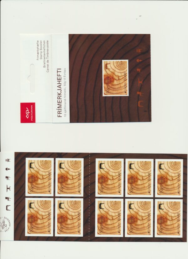 Iceland-booklet-issued- 2011-Nh-Mint. Facit H-107