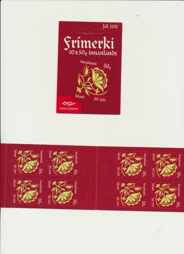 Iceland-booklet-issued- 2011-Nh-Mint. Facit H-111