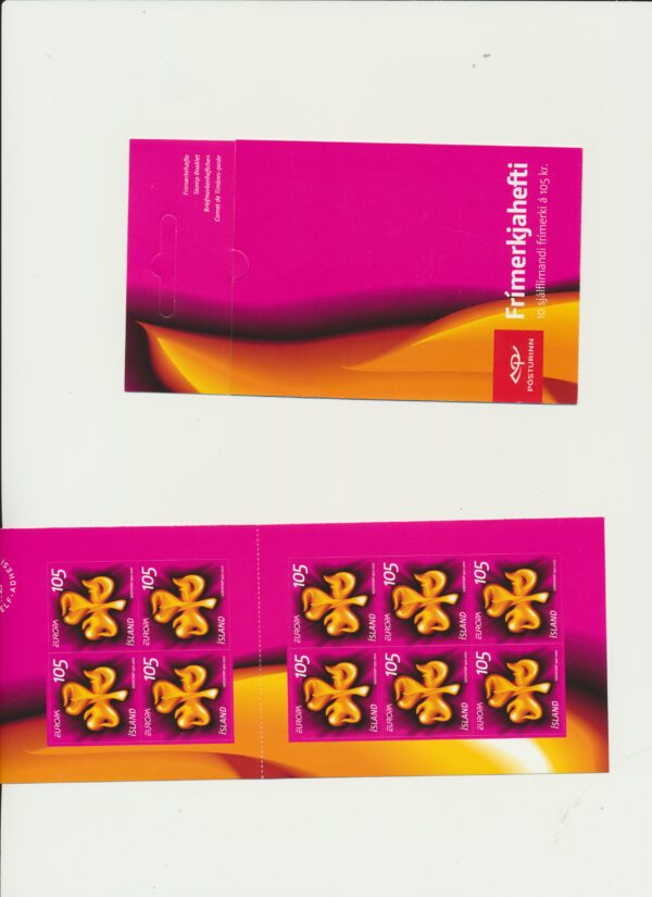 Iceland-booklet-issued- 2007-Nh-Mint. Facit H-90