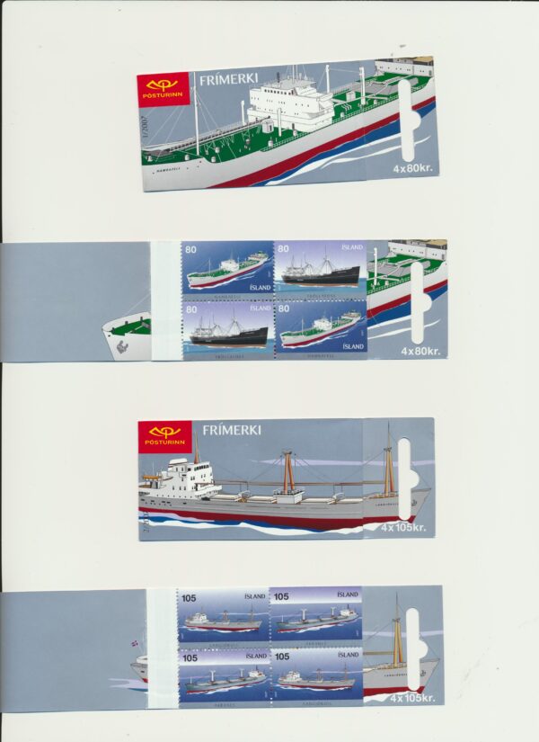 Iceland-booklet-issued- 2007-Nh-Mint. Facit H-87 and 88