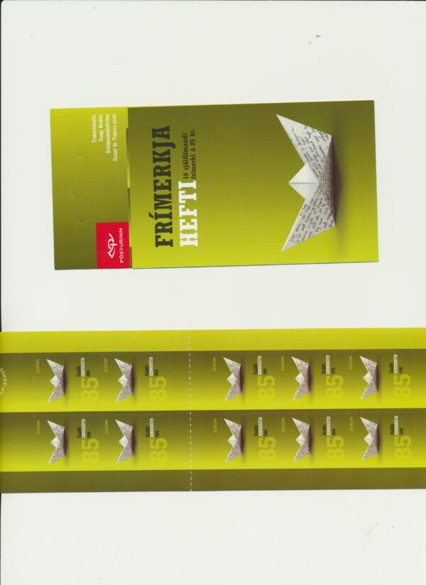 Iceland-booklet-issued- 2008-Nh-Mint. Facit H-94