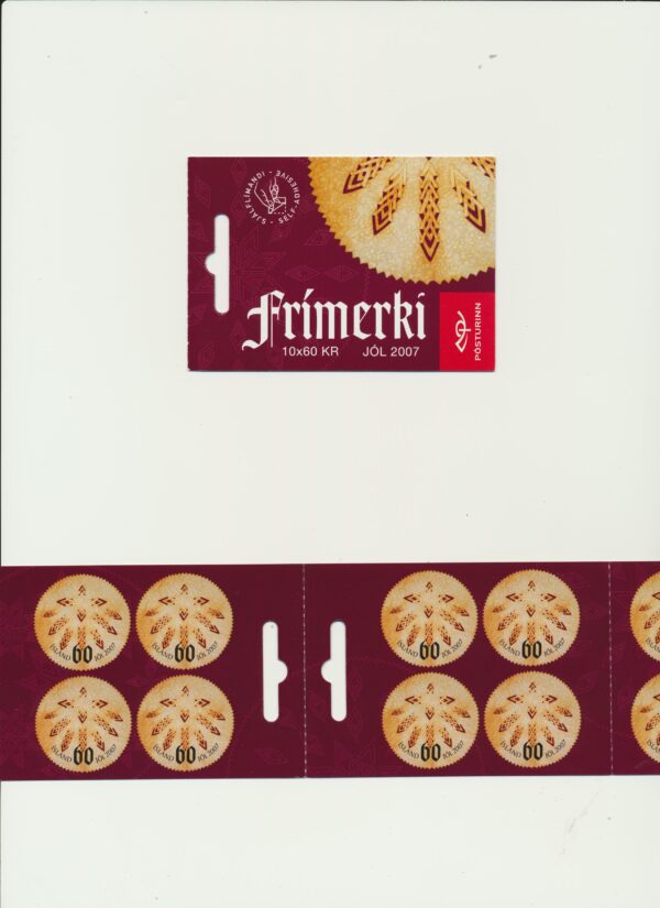 Iceland-booklet-issued- 2007-Nh-Mint. Facit H-91