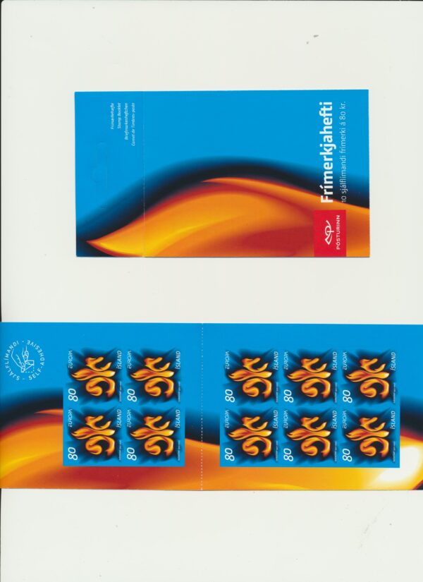 Iceland-booklet-issued- 2007-Nh-Mint. Facit H-89