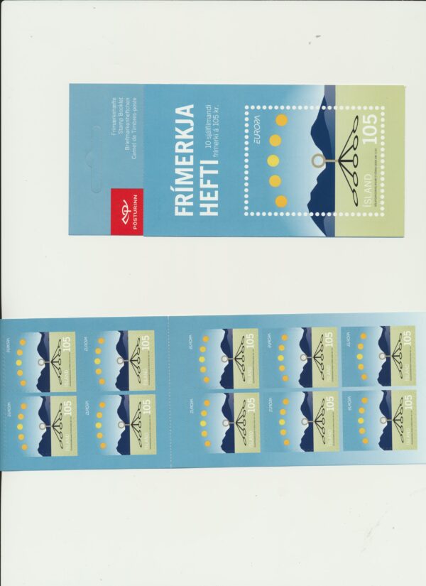 Iceland-booklet-issued- 2009-Nh-Mint. Facit H-99