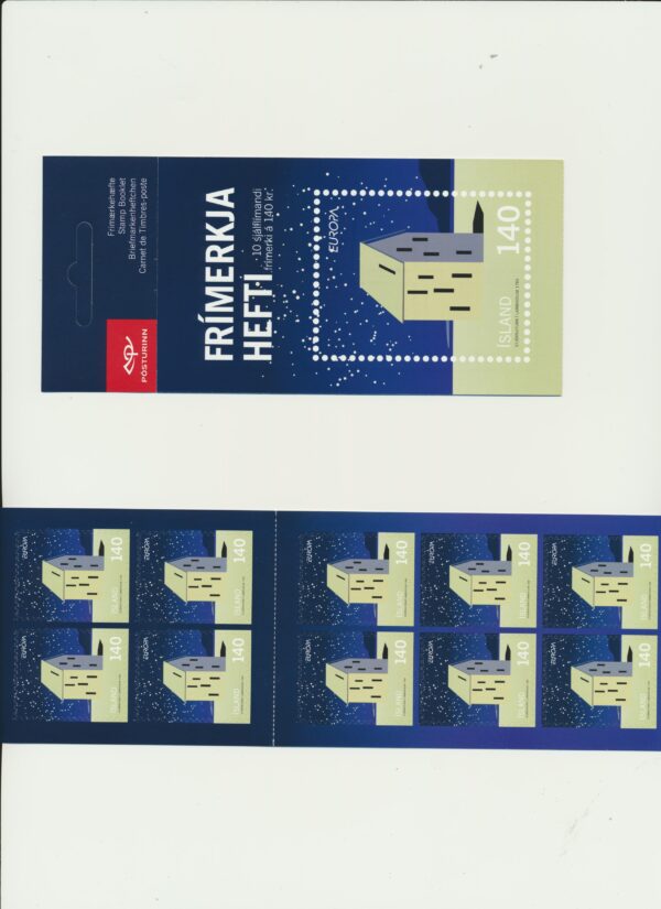 Iceland-booklet-issued- 2009-Nh-Mint. Facit H-100