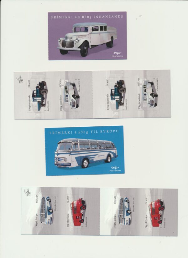 Iceland-booklet-issued- 2013-Nh-Mint. Facit H-117 and 118