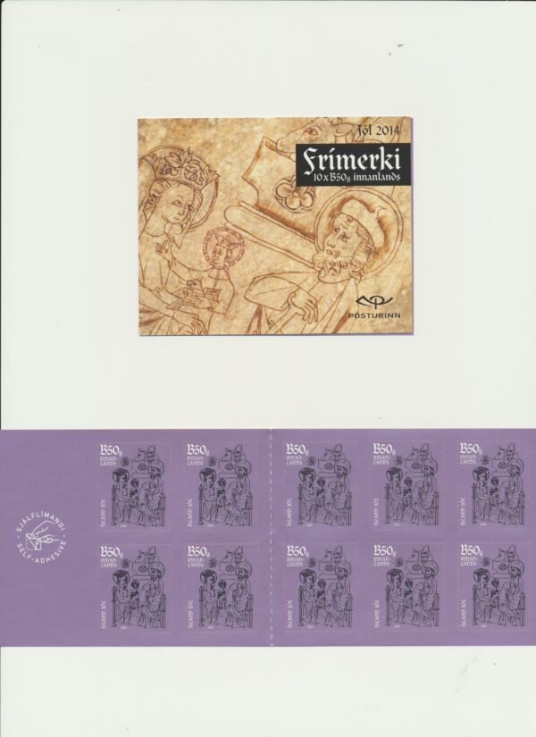 Iceland-booklet-issued- 2014-Nh-Mint. Facit H-123