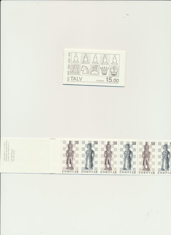 The Faroes-booklet-issued-  1983-Nh-Mint. Facit HA 2