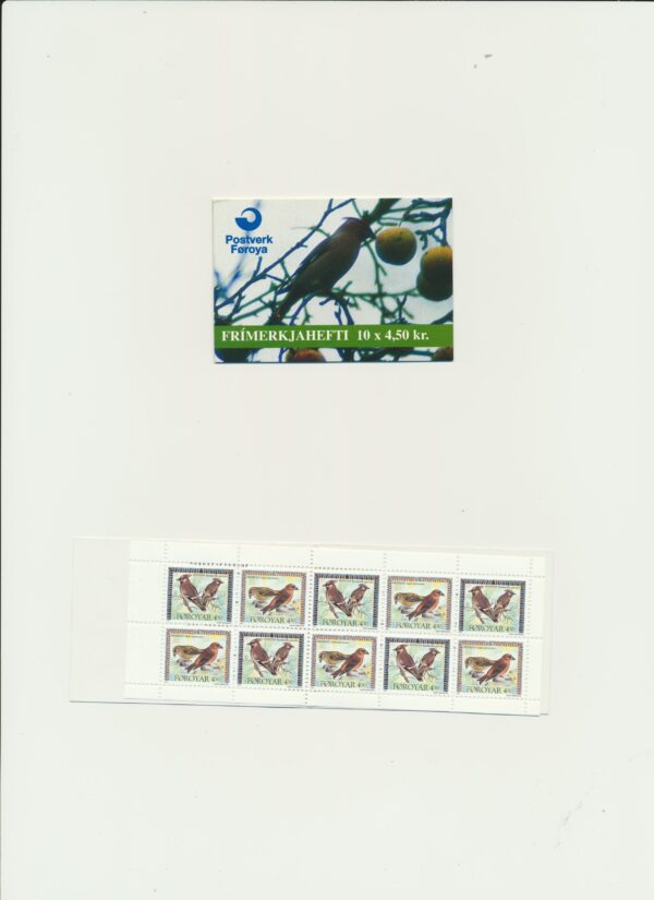 The Faroes-booklet-issued-  1996-Nh-Mint. Facit H 8