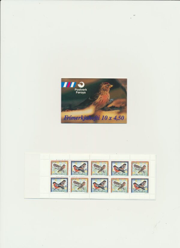The Faroes-booklet-issued-  1997-Nh-Mint. Facit H  10