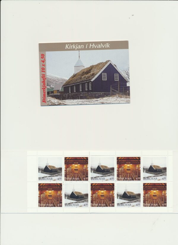The Faroes-booklet-issued- 1997-Nh-Mint. Facit H 11
