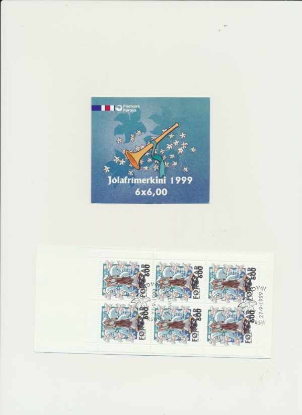 The Faroes-booklet-issued- 1999-Nh-Mint. Facit H 16