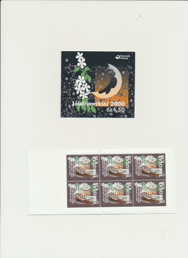 The Faroes-booklet-issued-  2000-Nh-Mint. Facit H 18