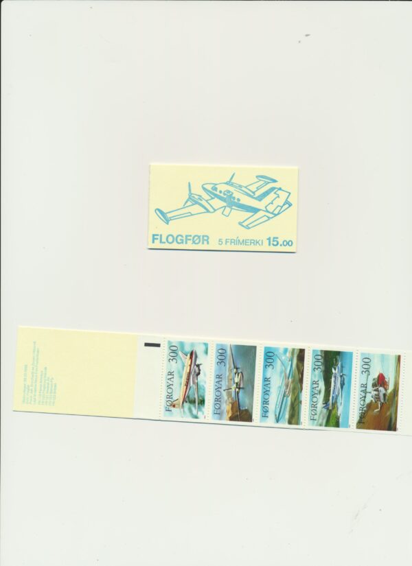 The Faroes-booklet-issued-  1985-Nh-Mint. Facit HA 4